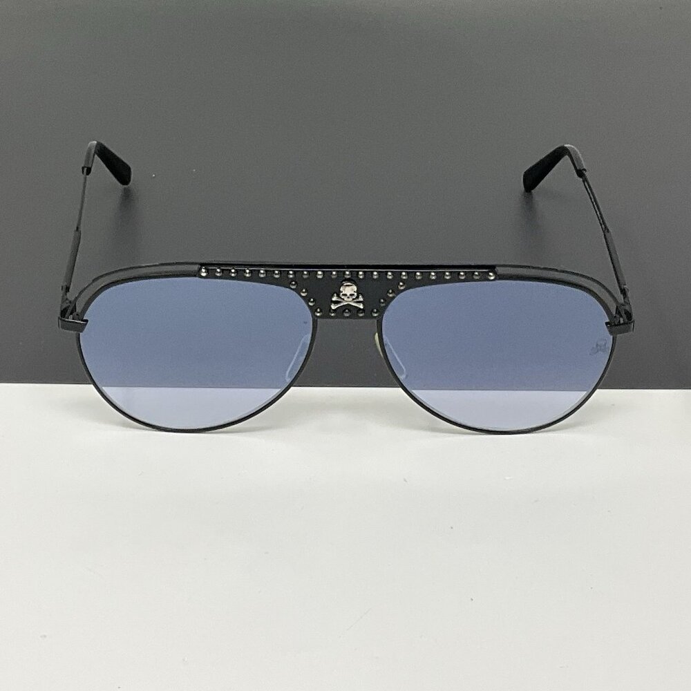 phillip plein ues0046-pxv073n Skull Aviator Sunglasses